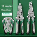 18-in-1 Folding Multi-Tool Pliers – Portable Stainless Steel Survival Tool